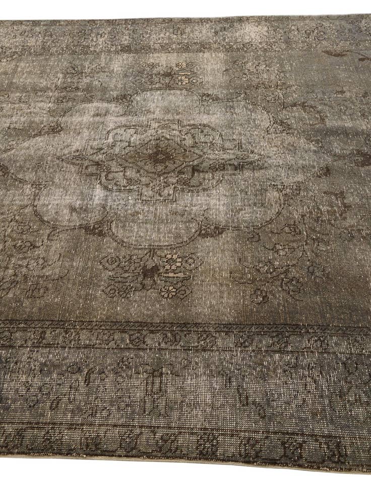 Detail image of 6' 7 x 9' 5  Hand Knotted Ultra Vintage Persian Wool Rug