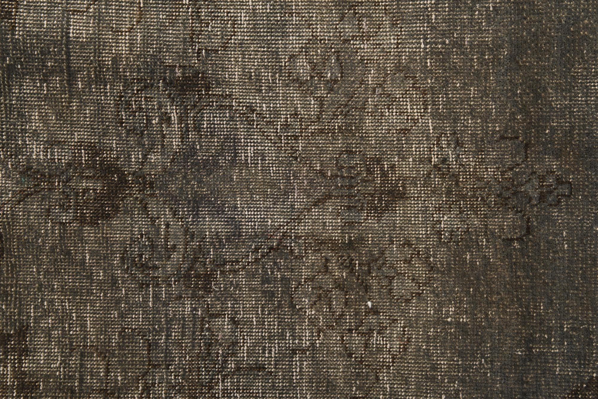 6' 7 x 9' 5 Hand Knotted Ultra Vintage Persian Wool Rug