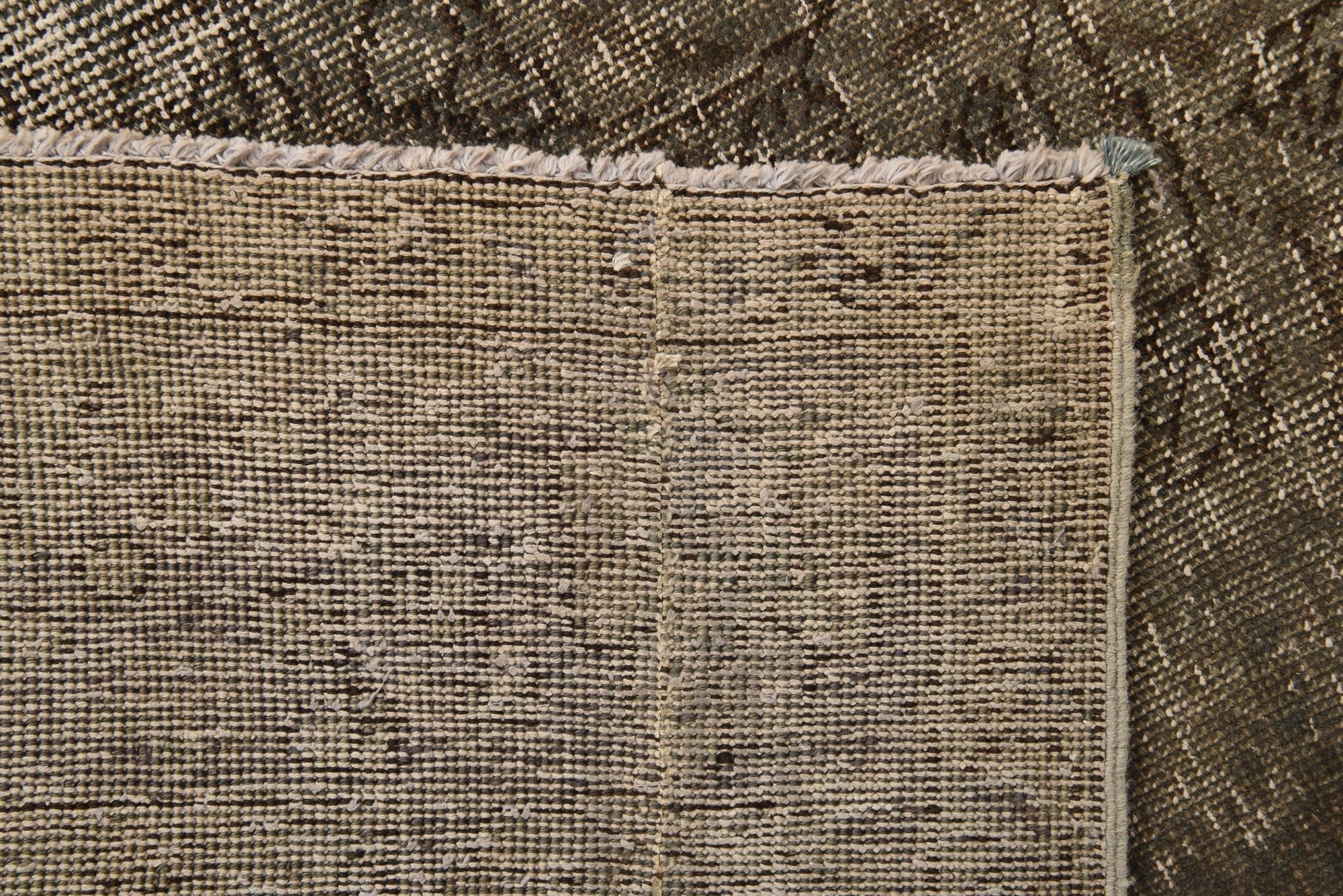 6' 7 x 9' 5 Hand Knotted Ultra Vintage Persian Wool Rug