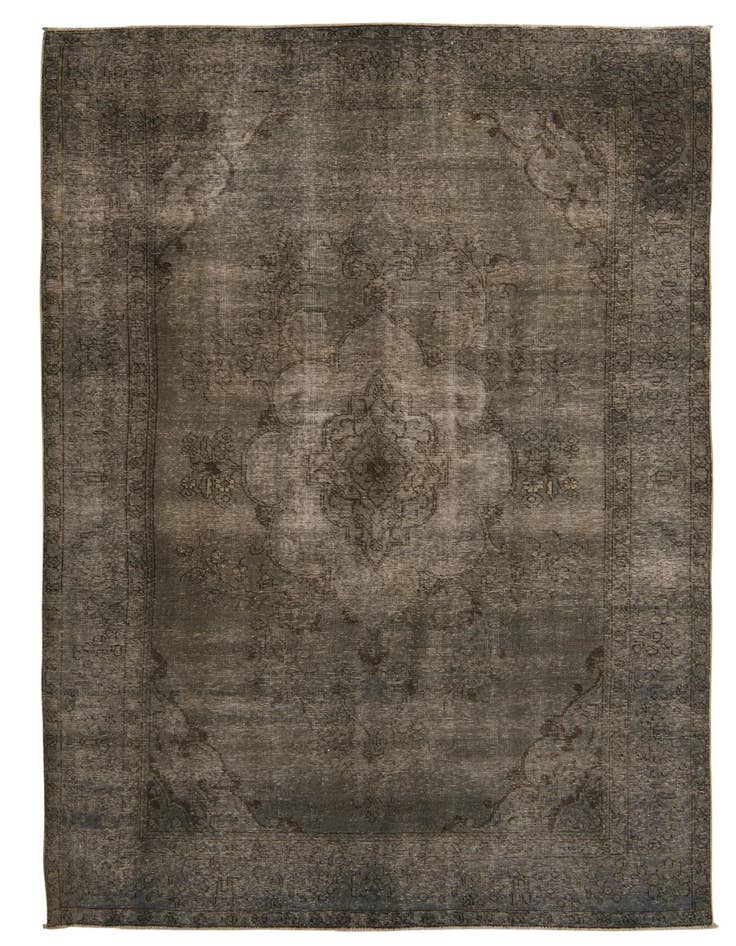 Detail image of 6' 7 x 9' 5 Hand Knotted Ultra Vintage Persian Wool Rug