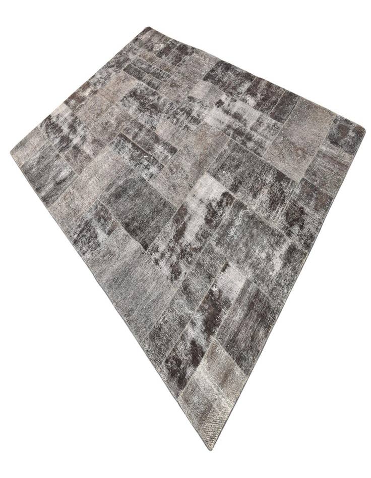 Detail image of 6' 10 x 10'  Hand Knotted Ultra Vintage Persian Wool Rug