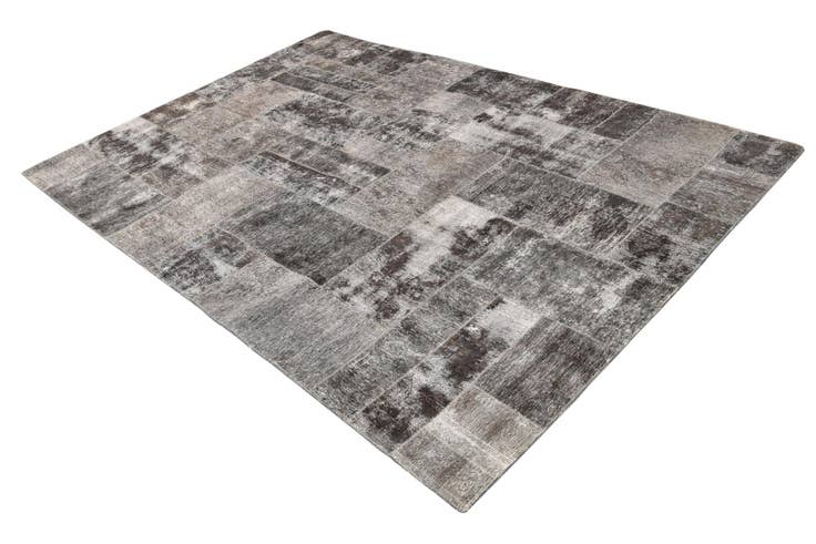 Detail image of 6' 10 x 10' Hand Knotted Ultra Vintage Persian Wool Rug