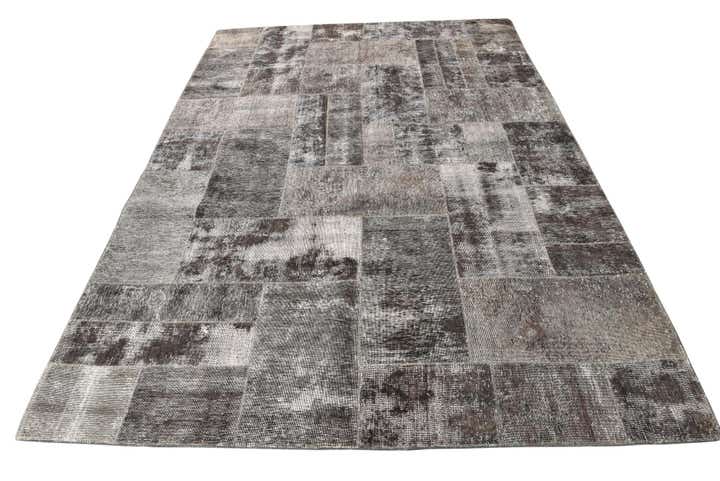 6' 10 x 10' Hand Knotted Ultra Vintage Persian Wool Rug