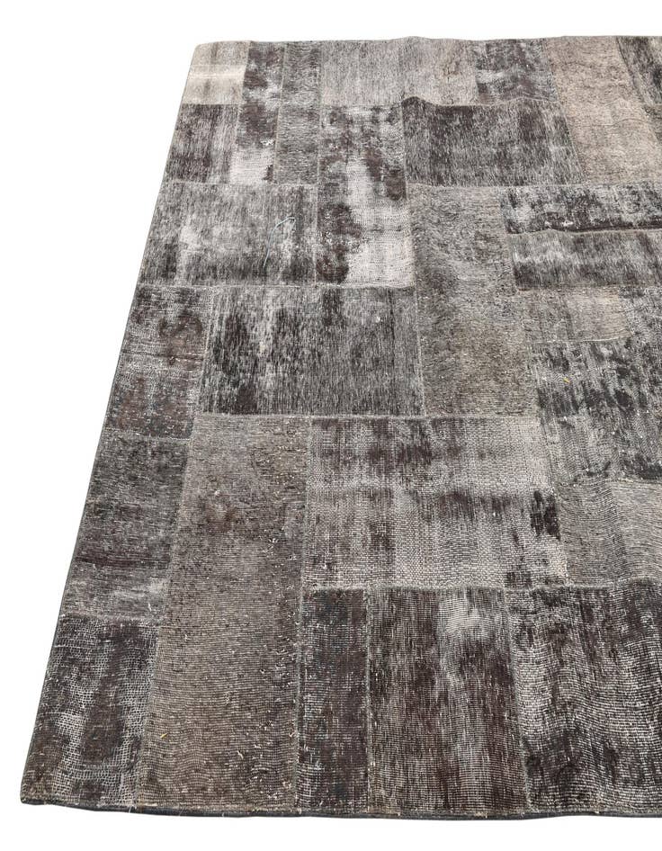 Detail image of 6' 10 x 10'  Hand Knotted Ultra Vintage Persian Wool Rug