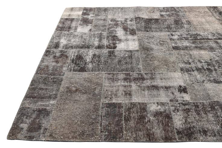Detail image of 6' 10 x 10' Hand Knotted Ultra Vintage Persian Wool Rug
