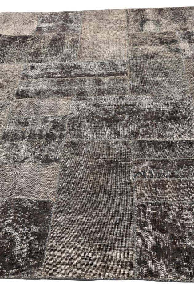 Detail image of 6' 10 x 10' Hand Knotted Ultra Vintage Persian Wool Rug