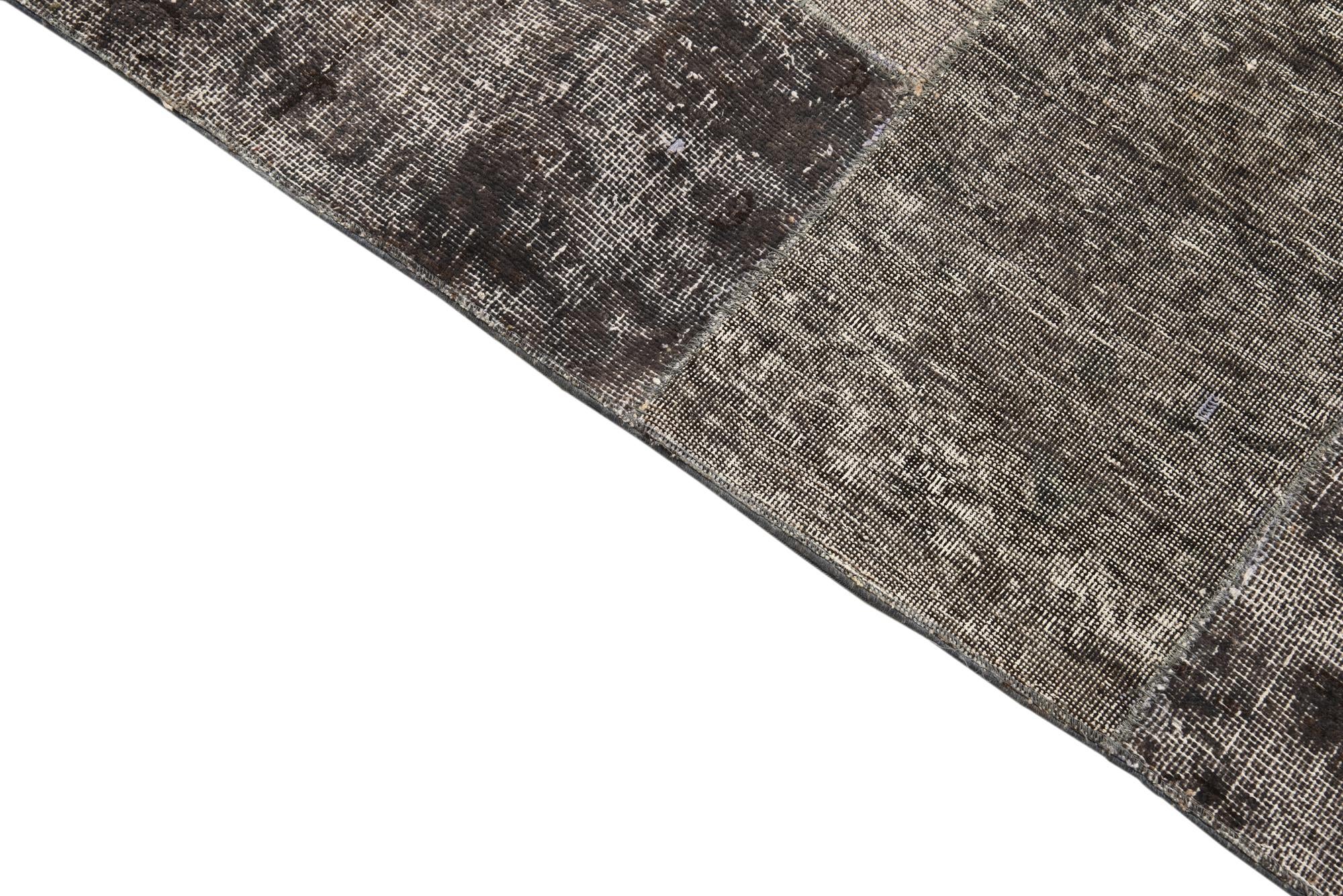 6' 10 x 10' Hand Knotted Ultra Vintage Persian Wool Rug
