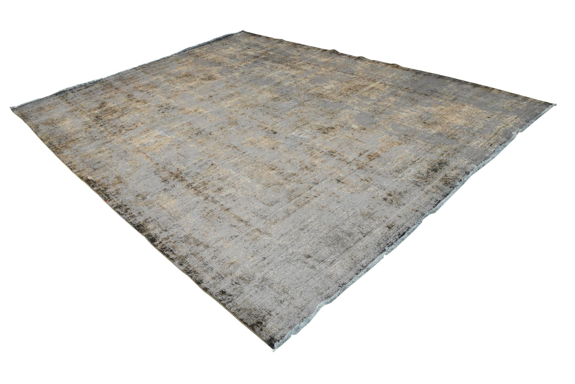 9' 8 x 12' 8 Hand Knotted Ultra Vintage Persian Wool Rug