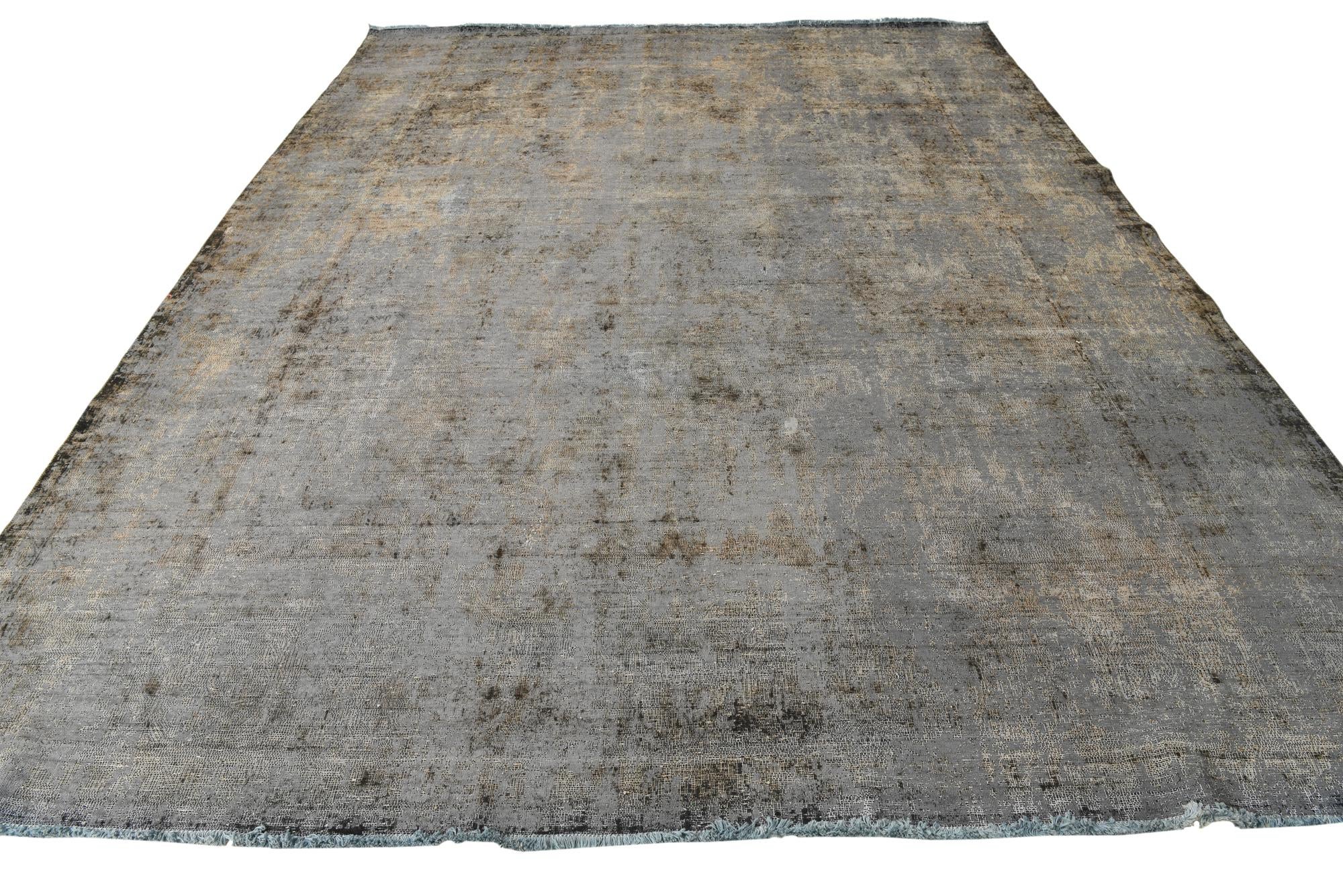 9' 8 x 12' 8 Hand Knotted Ultra Vintage Persian Wool Rug