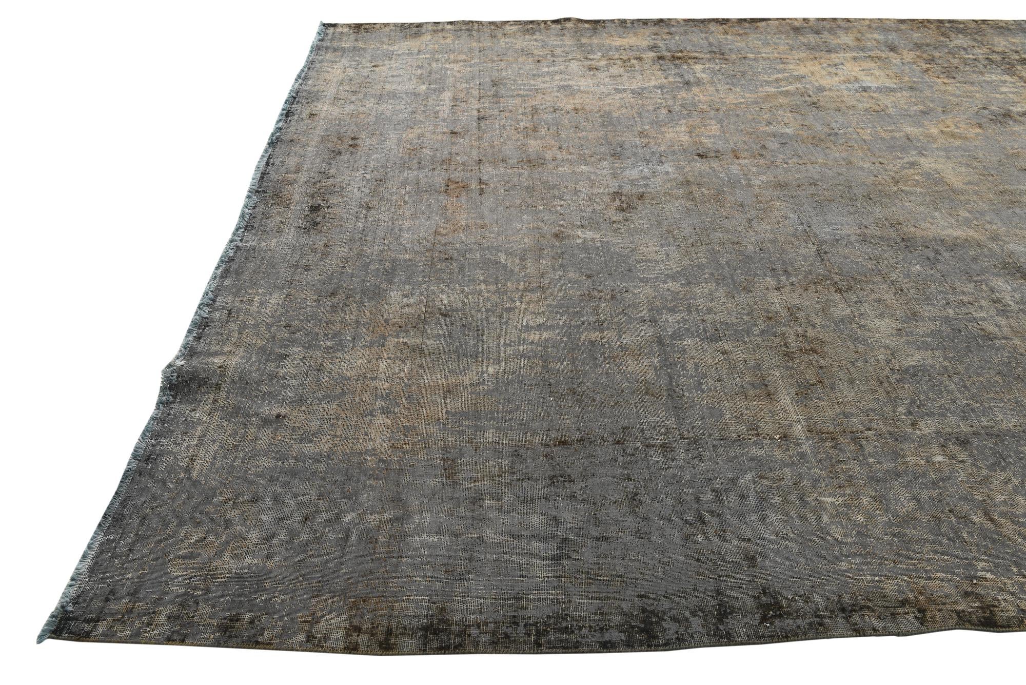 9' 8 x 12' 8 Hand Knotted Ultra Vintage Persian Wool Rug