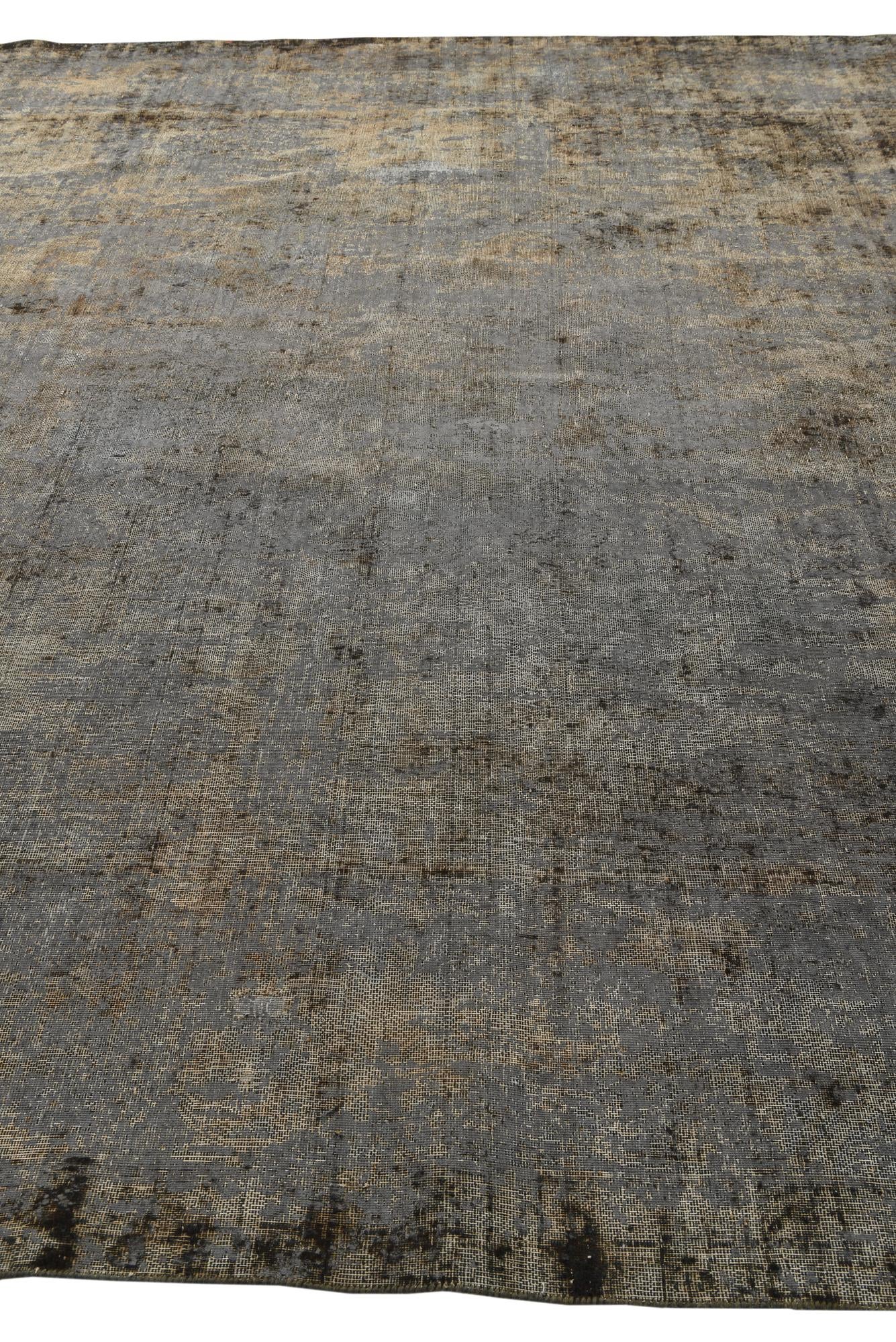 9' 8 x 12' 8 Hand Knotted Ultra Vintage Persian Wool Rug