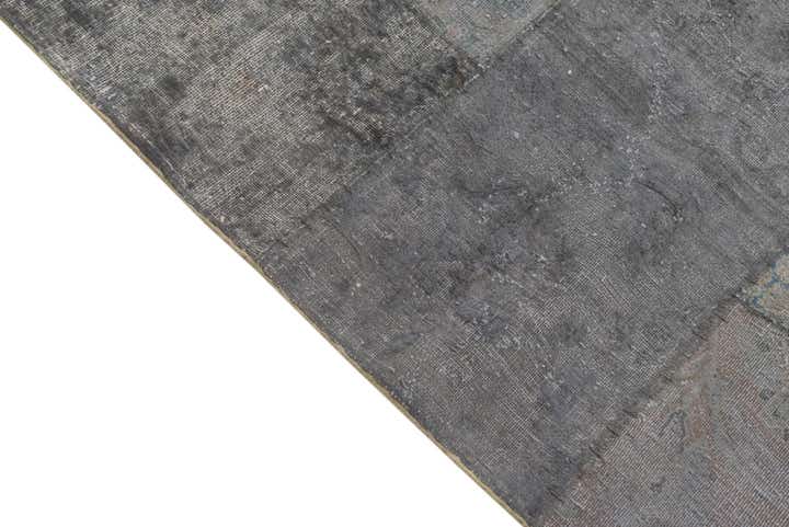 6' 8 x 9' 8 Hand Knotted Ultra Vintage Persian Wool Rug