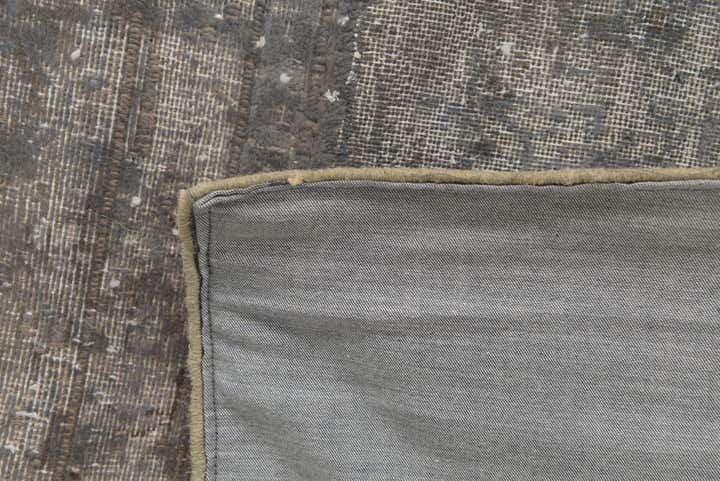 6' 8 x 9' 8 Hand Knotted Ultra Vintage Persian Wool Rug
