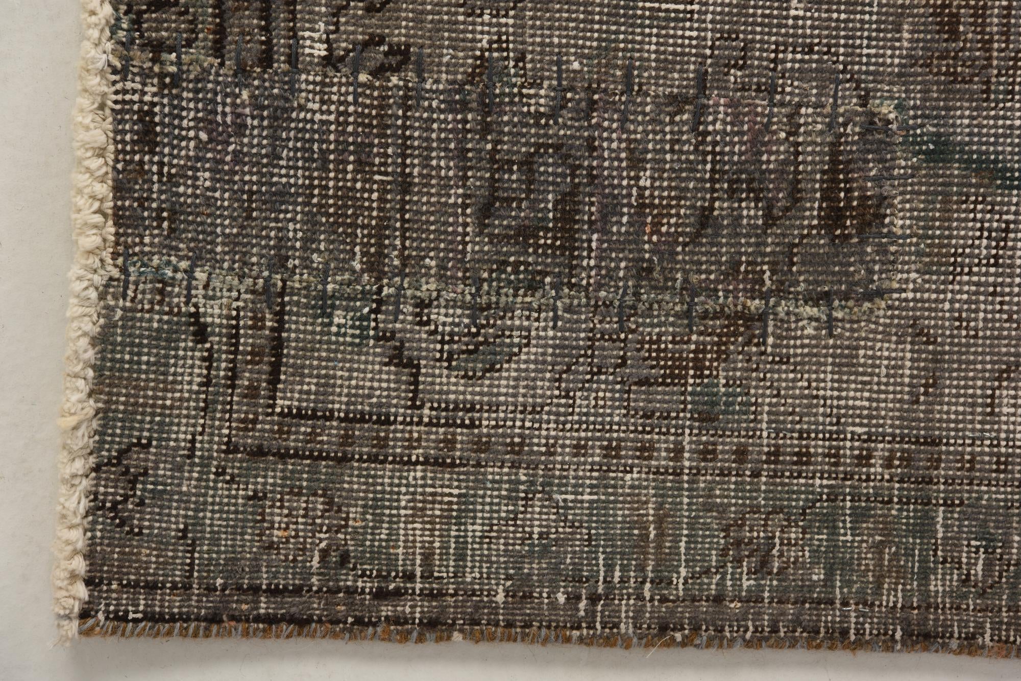 9' 9 x 12' 6 Hand Knotted Ultra Vintage Persian Wool Rug