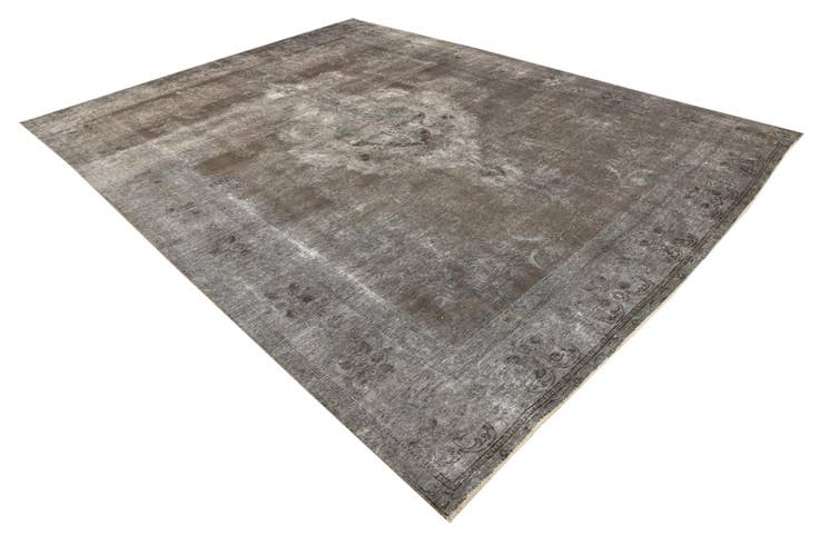 Detail image of 9' 9 x 12' 6 Hand Knotted Ultra Vintage Persian Wool Rug