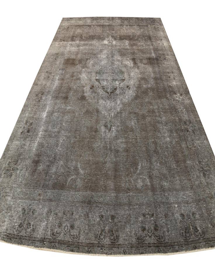 Detail image of 9' 9 x 12' 6  Hand Knotted Ultra Vintage Persian Wool Rug