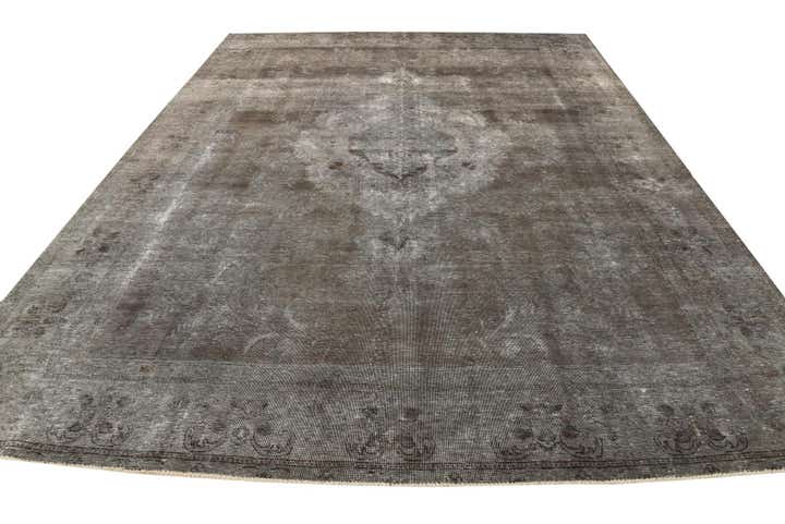 9' 9 x 12' 6 Hand Knotted Ultra Vintage Persian Wool Rug