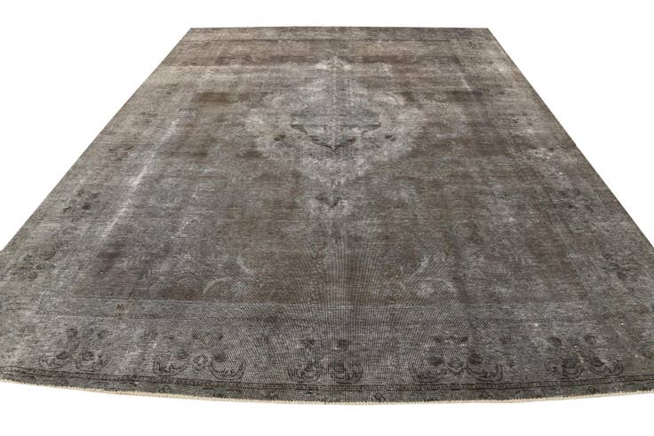 Detail image of 9' 9 x 12' 6 Hand Knotted Ultra Vintage Persian Wool Rug