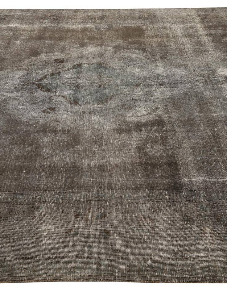 Detail image of 9' 9 x 12' 6  Hand Knotted Ultra Vintage Persian Wool Rug