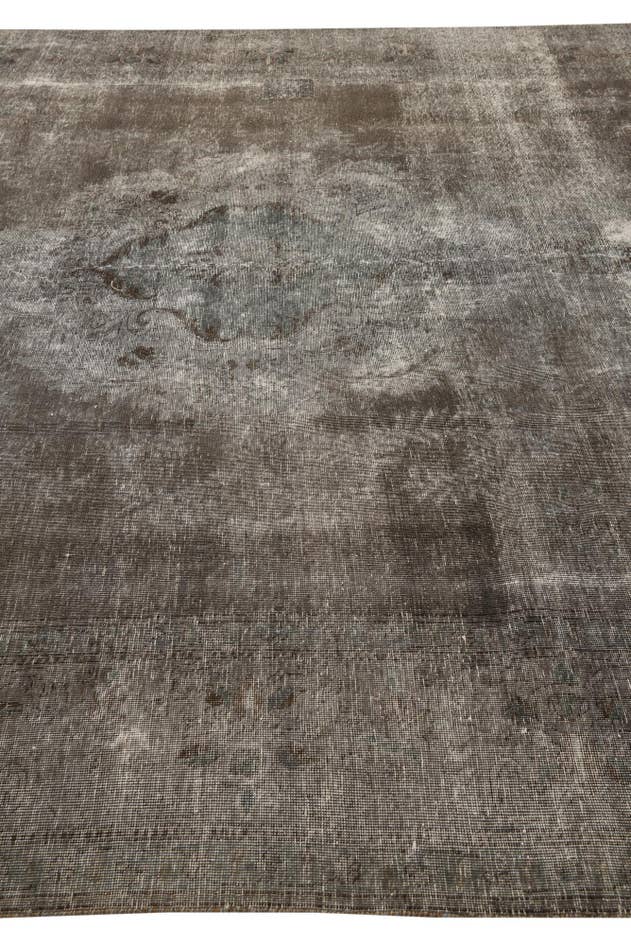 Detail image of 9' 9 x 12' 6 Hand Knotted Ultra Vintage Persian Wool Rug