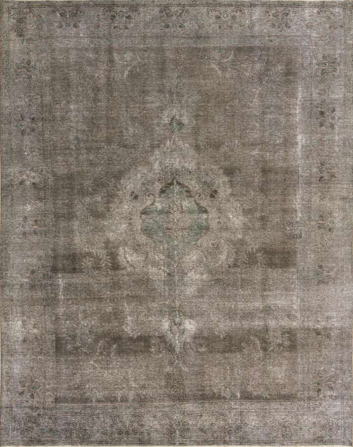 9' 9 x 12' 6 Hand Knotted Ultra Vintage Persian Wool Rug