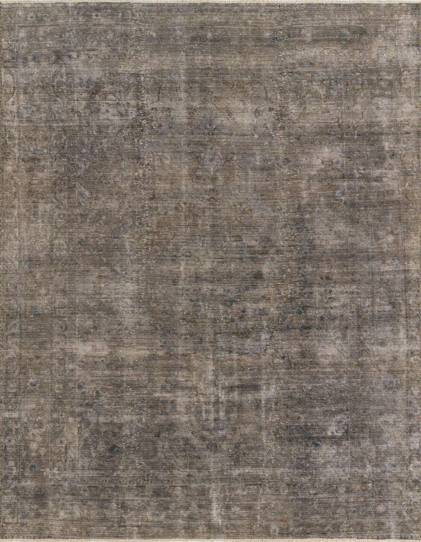 Primary image 6' 1 x 9'  Hand Knotted Ultra Vintage Persian Wool Rug