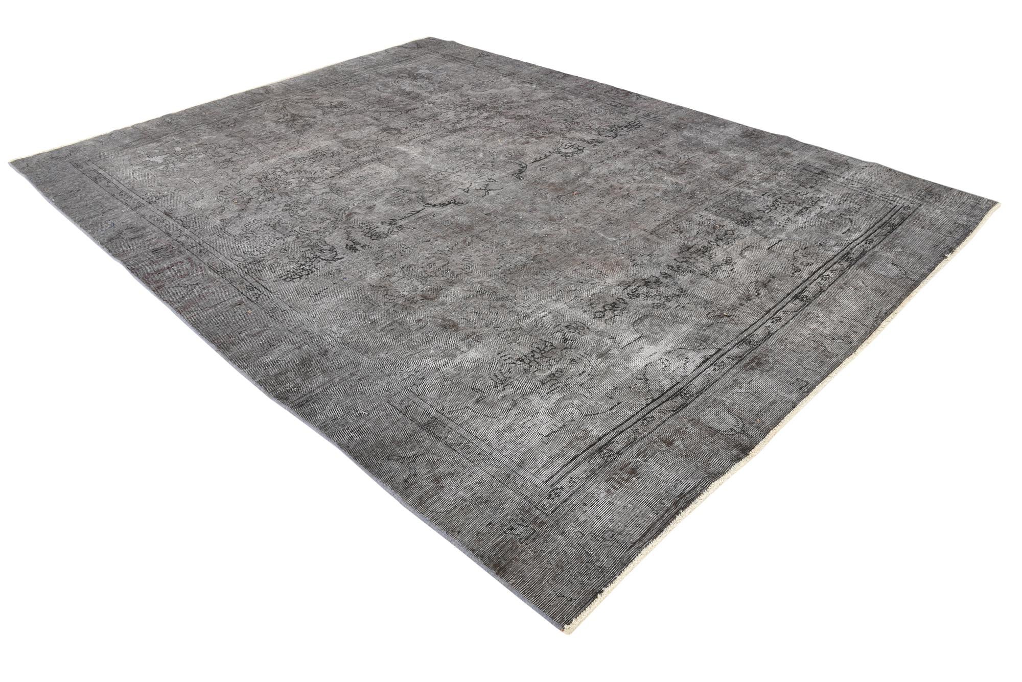 9' 1 x 12' 1 Hand Knotted Ultra Vintage Persian Wool Rug