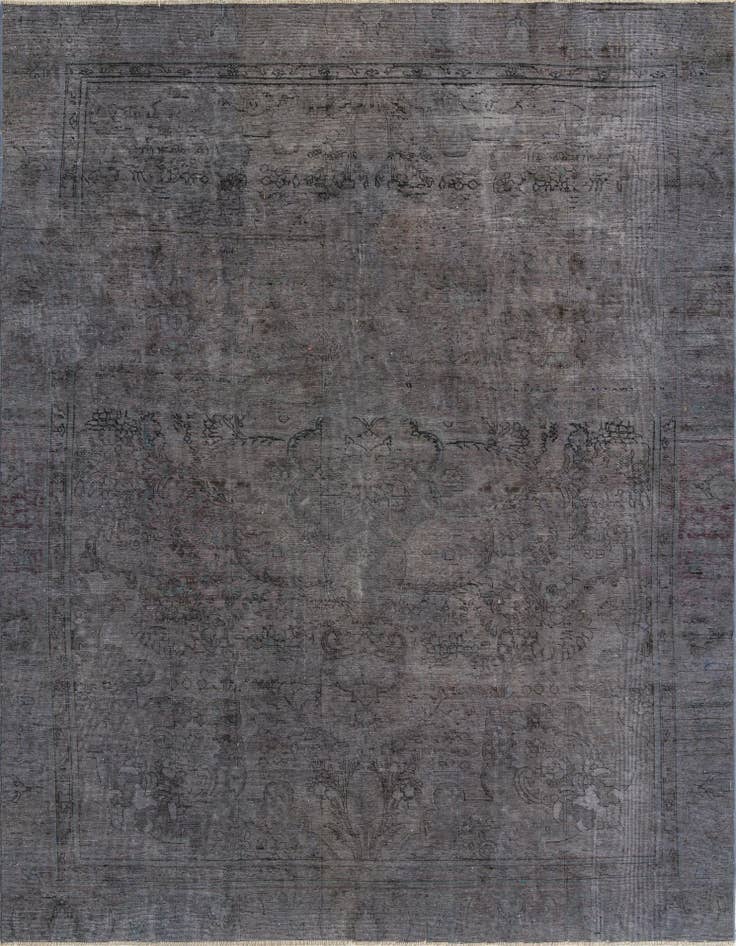 Detail image of 9' 1 x 12' 1 Hand Knotted Ultra Vintage Persian Wool Rug