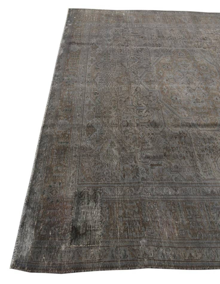 Detail image of 9' 9 x 12' 7  Hand Knotted Ultra Vintage Persian Wool Rug