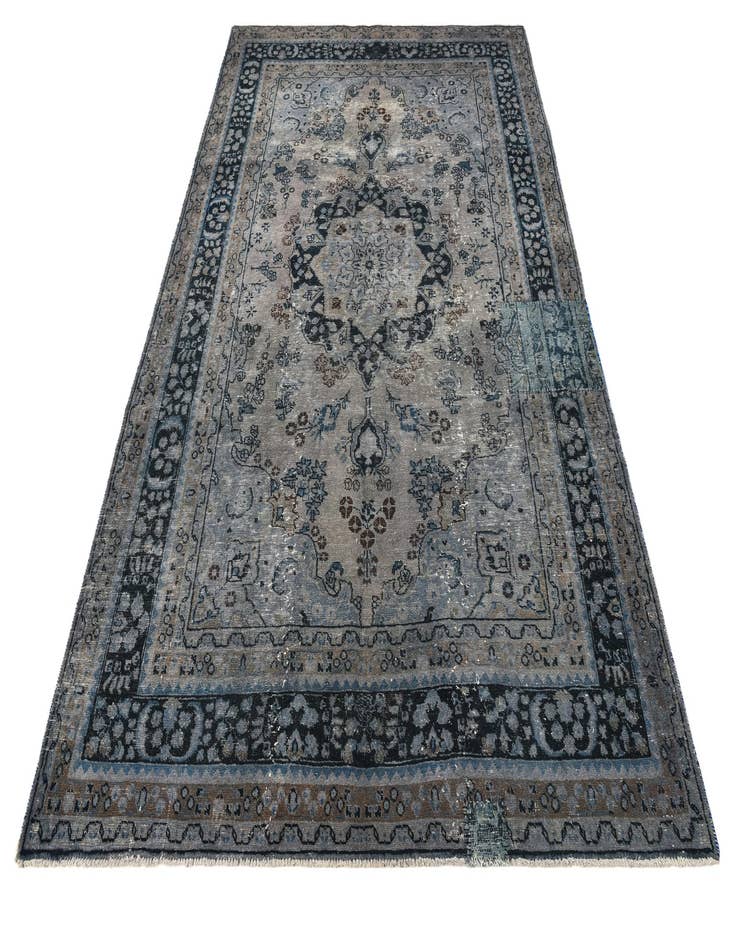 Detail image of 6' 4 x 9' 3  Hand Knotted Ultra Vintage Persian Wool Rug