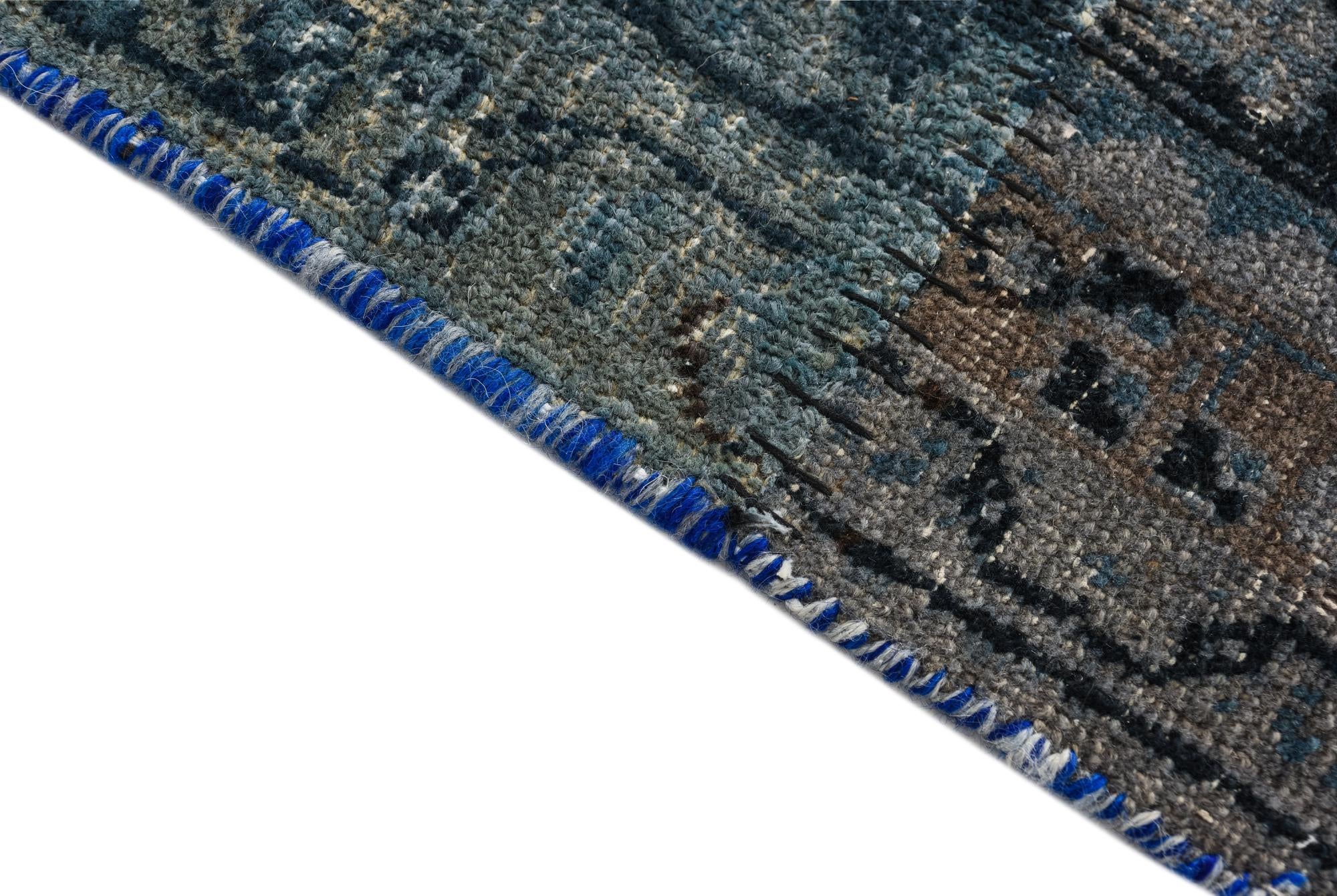 6' 4 x 9' 3 Hand Knotted Ultra Vintage Persian Wool Rug