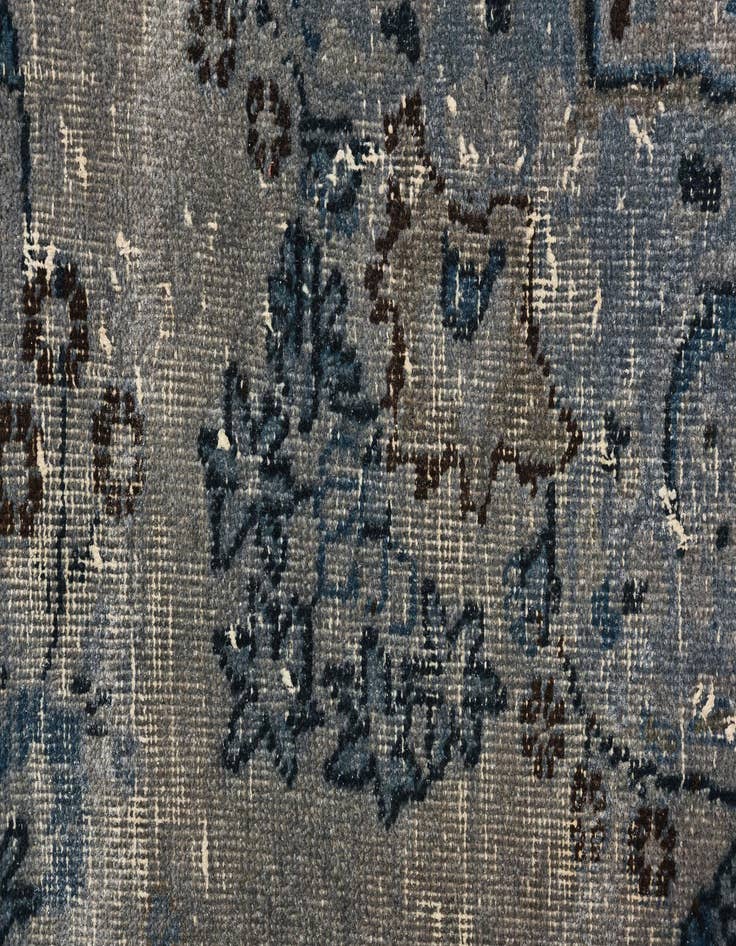 Detail image of 6' 4 x 9' 3  Hand Knotted Ultra Vintage Persian Wool Rug