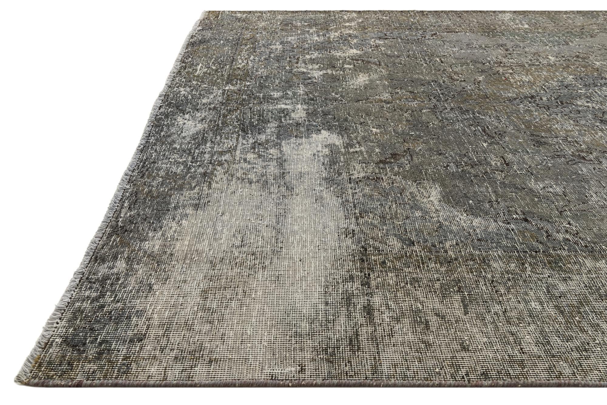 6' 2 x 8' 7 Hand Knotted Ultra Vintage Persian Wool Rug
