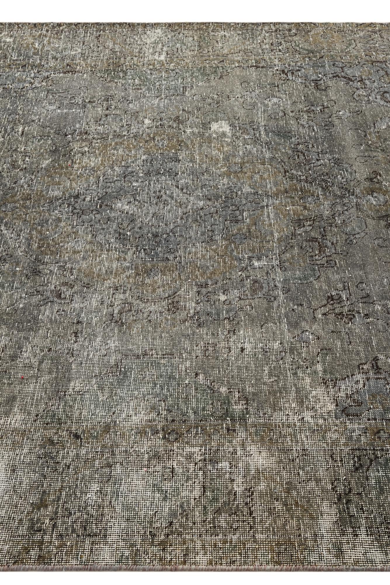 6' 2 x 8' 7 Hand Knotted Ultra Vintage Persian Wool Rug