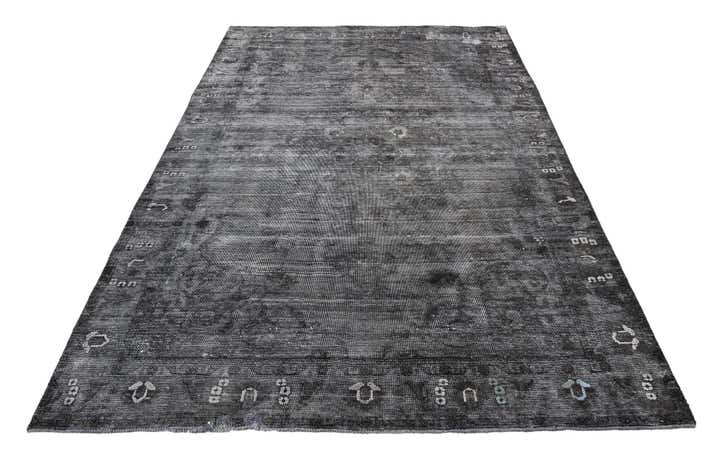 6' 4 x 9' 7 Hand Knotted Ultra Vintage Persian Wool Rug