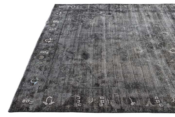 6' 4 x 9' 7 Hand Knotted Ultra Vintage Persian Wool Rug
