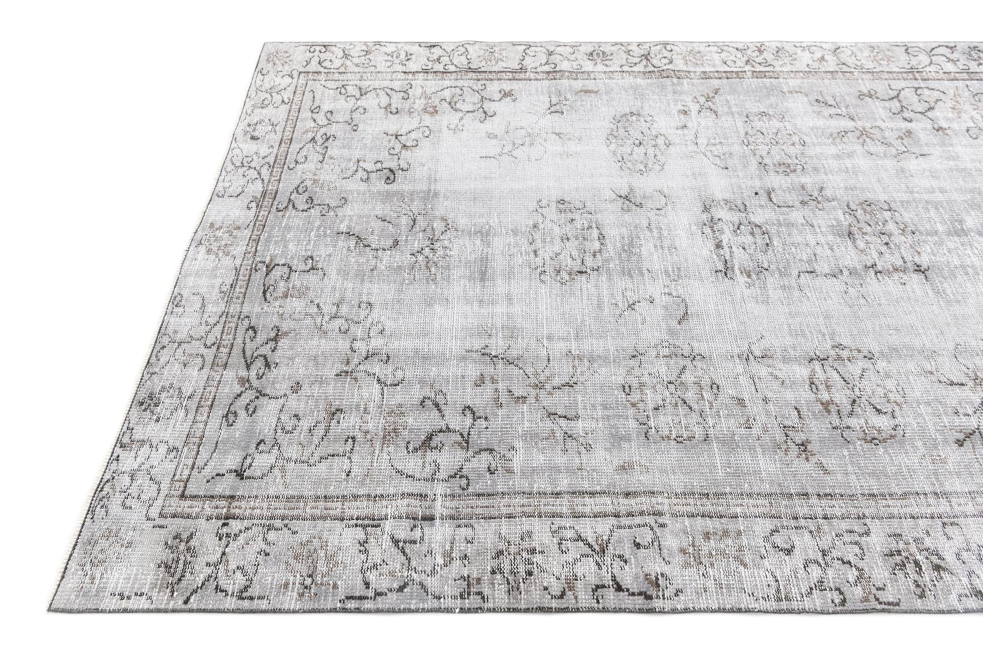 6' 1 x 9' Ultra Vintage Wool Rug