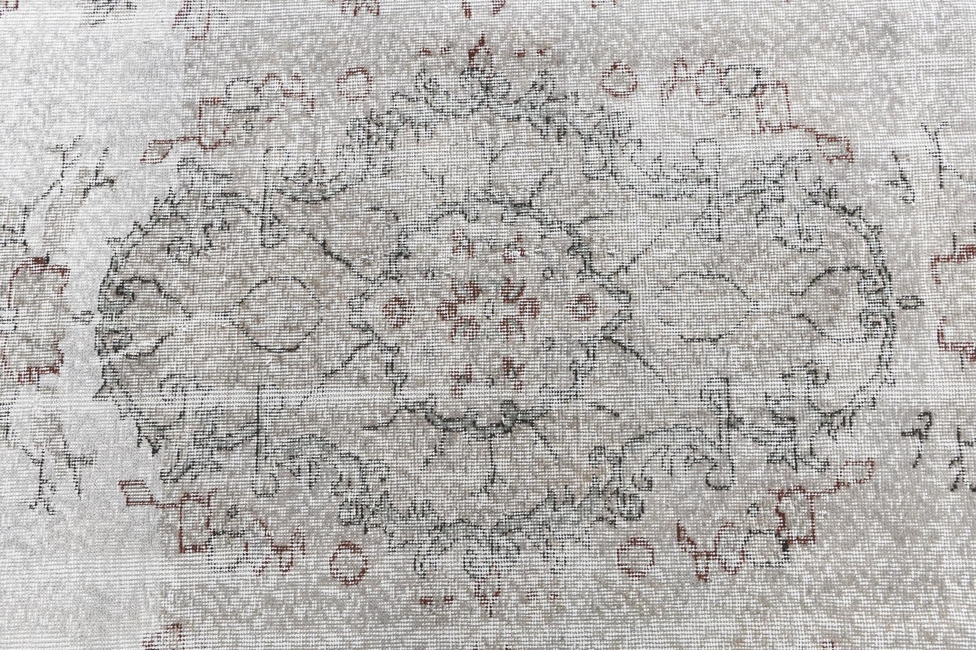 6' 4 x 9' 8 Ultra Vintage Wool Rug