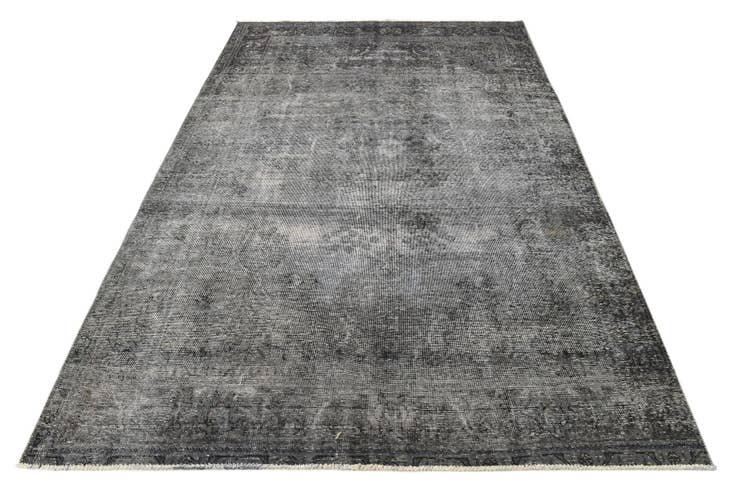 Detail image of 6' 4 x 9' 7 Hand Knotted Ultra Vintage Persian Wool Rug
