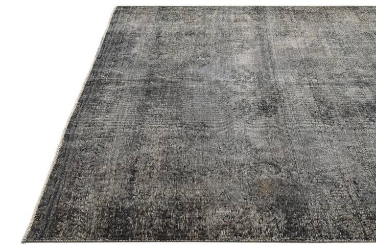 Detail image of 6' 4 x 9' 7 Hand Knotted Ultra Vintage Persian Wool Rug