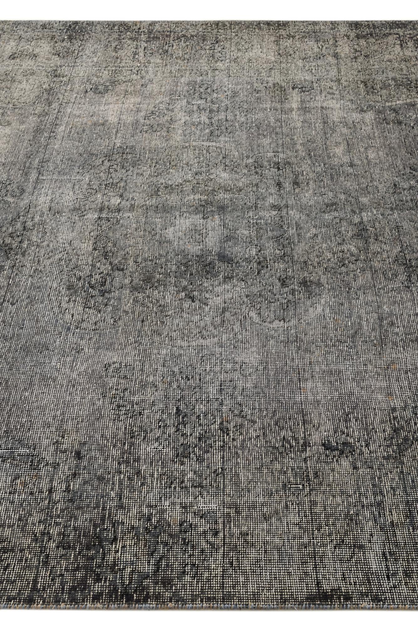 6' 4 x 9' 7 Hand Knotted Ultra Vintage Persian Wool Rug