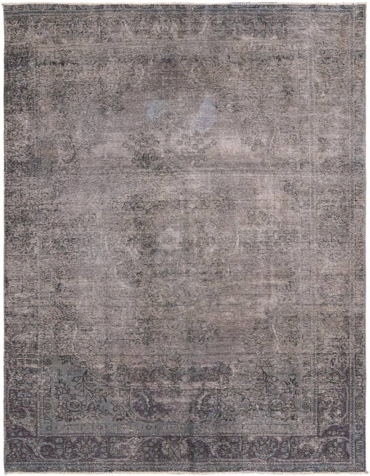 Detail image of 6' 4 x 9' 7 Hand Knotted Ultra Vintage Persian Wool Rug