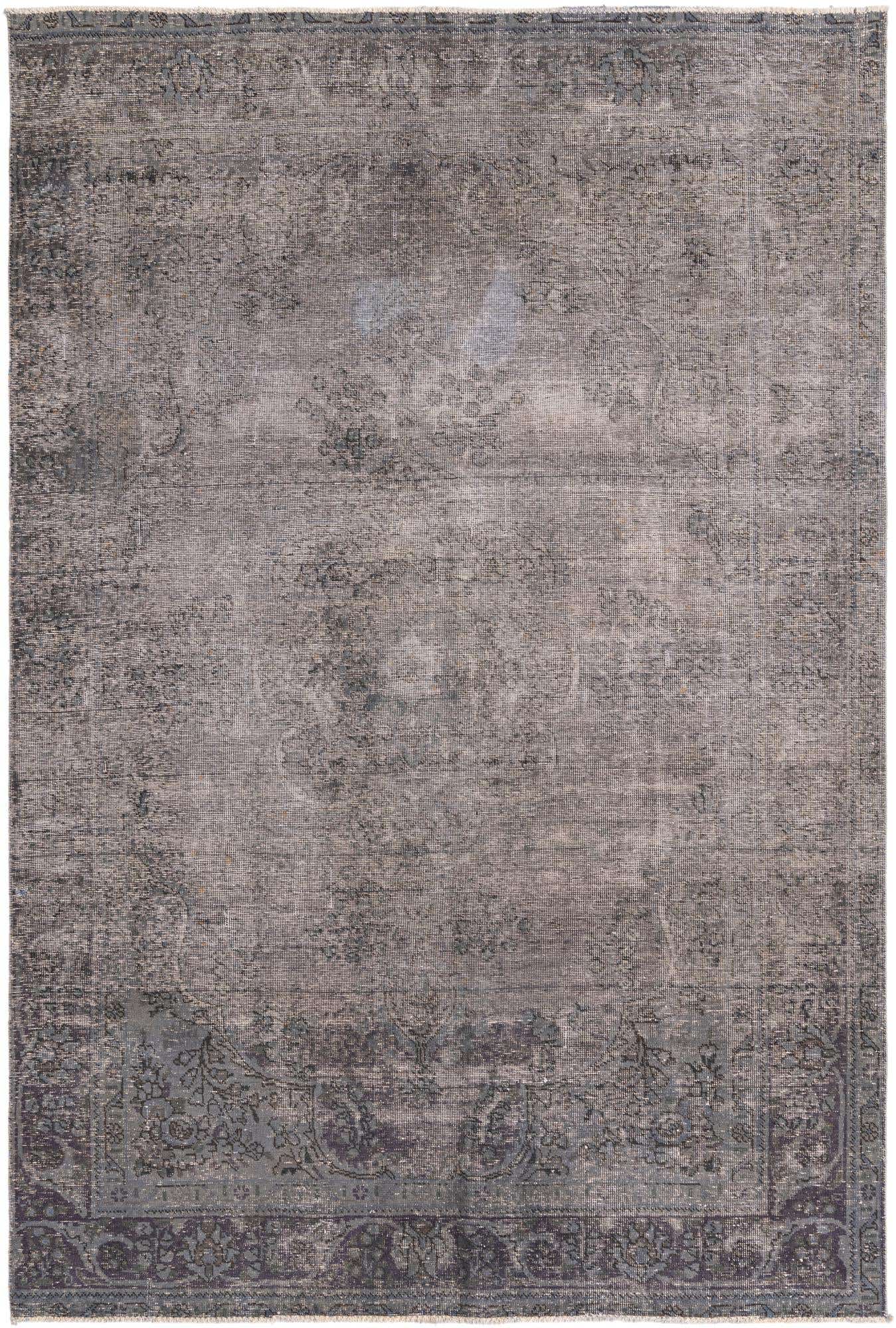 6' 4 x 9' 7 Hand Knotted Ultra Vintage Persian Wool Rug