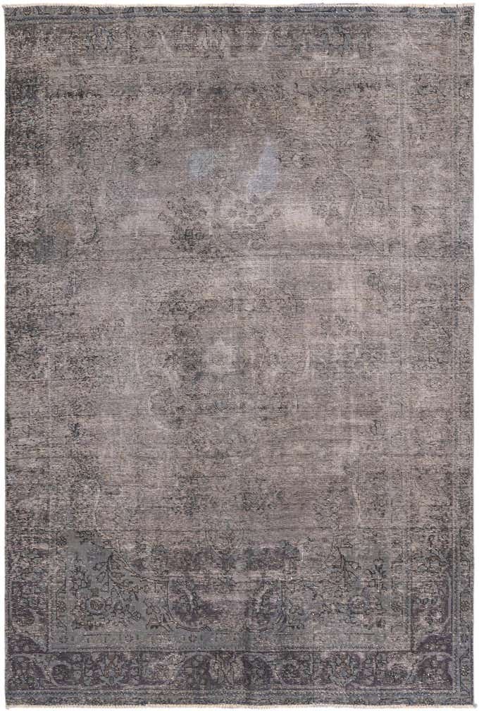 6' 4 x 9' 7 Hand Knotted Ultra Vintage Persian Wool Rug