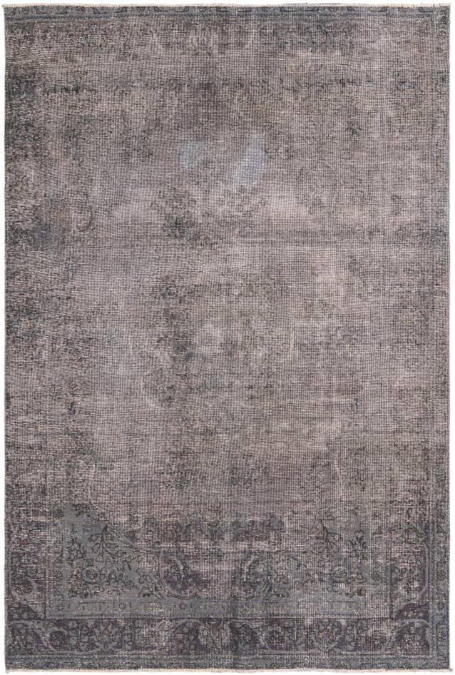 Detail image of 6' 4 x 9' 7 Hand Knotted Ultra Vintage Persian Wool Rug
