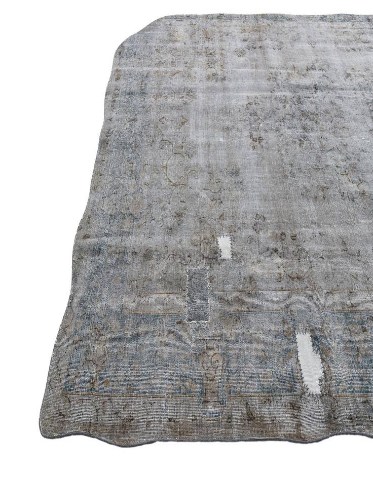 Detail image of 8' 3 x 11' 6  Hand Knotted Ultra Vintage Persian Wool Rug