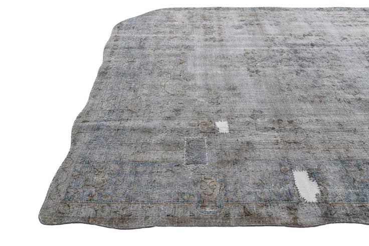 Detail image of 8' 3 x 11' 6 Hand Knotted Ultra Vintage Persian Wool Rug