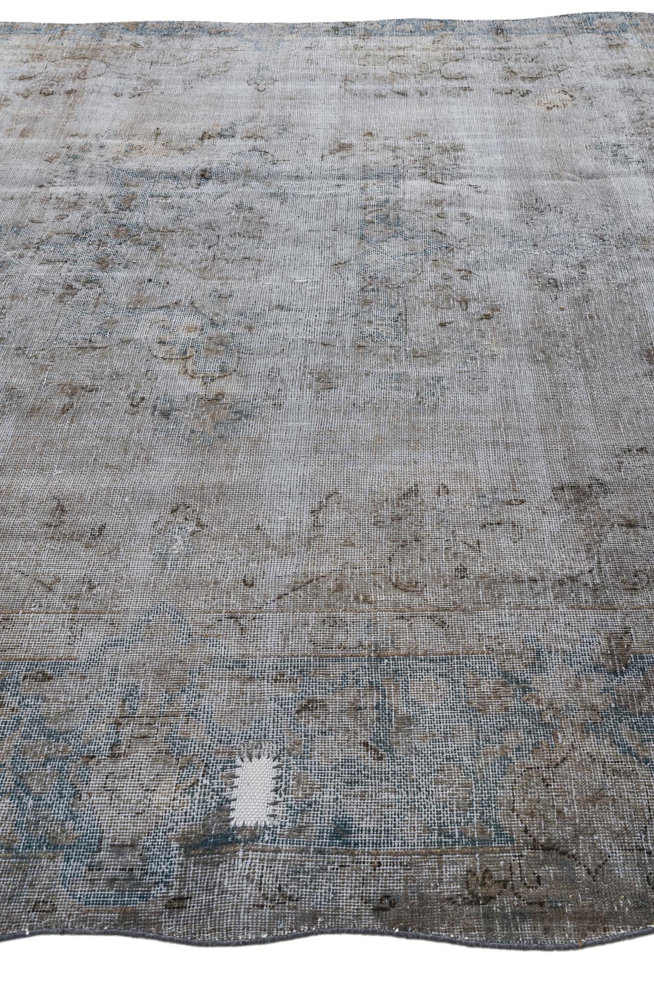 8' 3 x 11' 6 Hand Knotted Ultra Vintage Persian Wool Rug