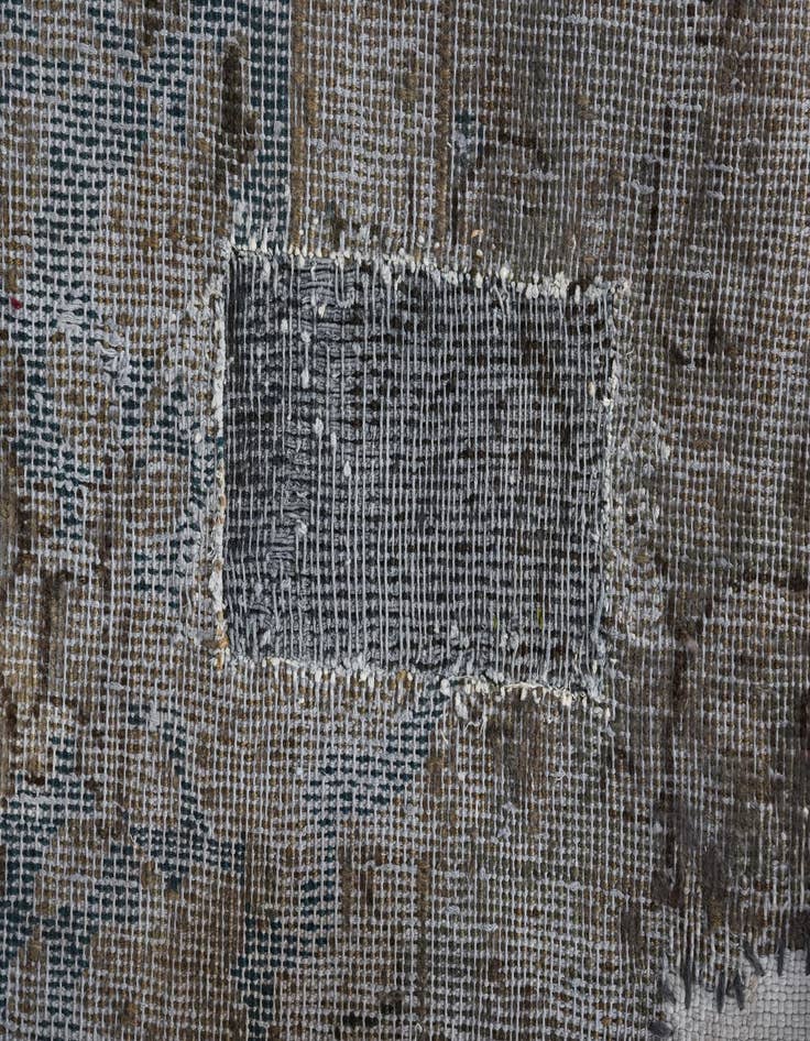 Detail image of 8' 3 x 11' 6  Hand Knotted Ultra Vintage Persian Wool Rug