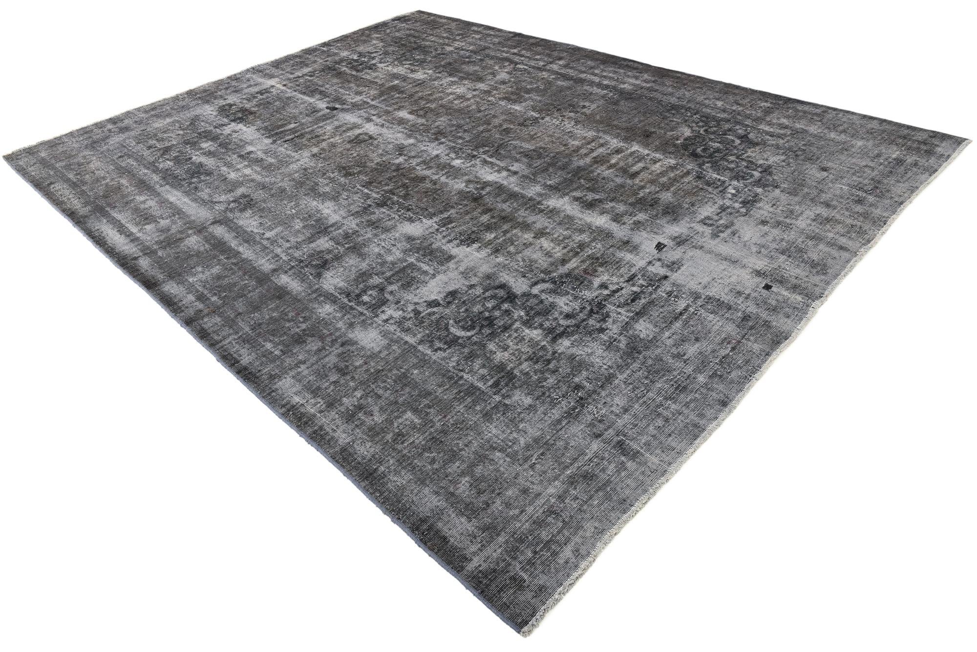 9' 5 x 12' Hand Knotted Ultra Vintage Persian Wool Rug